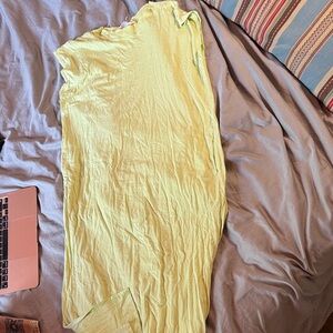 Free People Light Lime Crew Neck dress